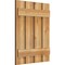 Ekena Millwork Spaced Board-n-Batten Shutters, Rough Sawn Western Red Cedar, 23W x 29H, PR RBS06S23X029RWR - alternate 3